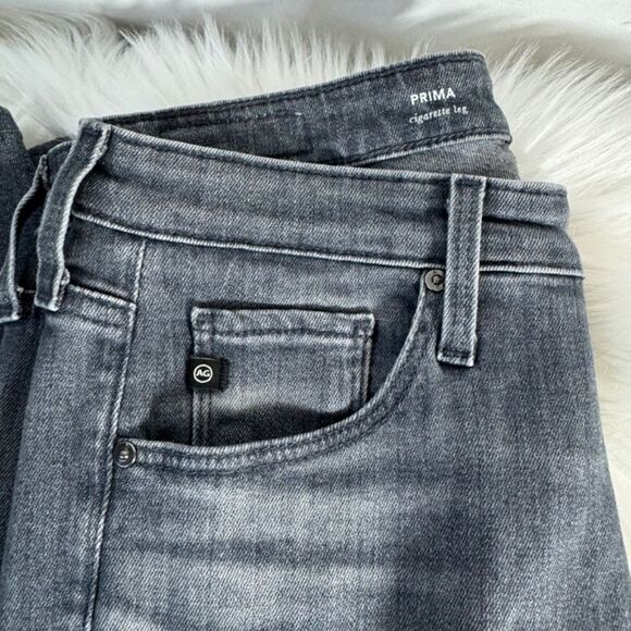 AG Adriano Goldschmied The Prima Blue-Grey Cigarette Leg Jeans Sz 26R - Picture 5 of 9